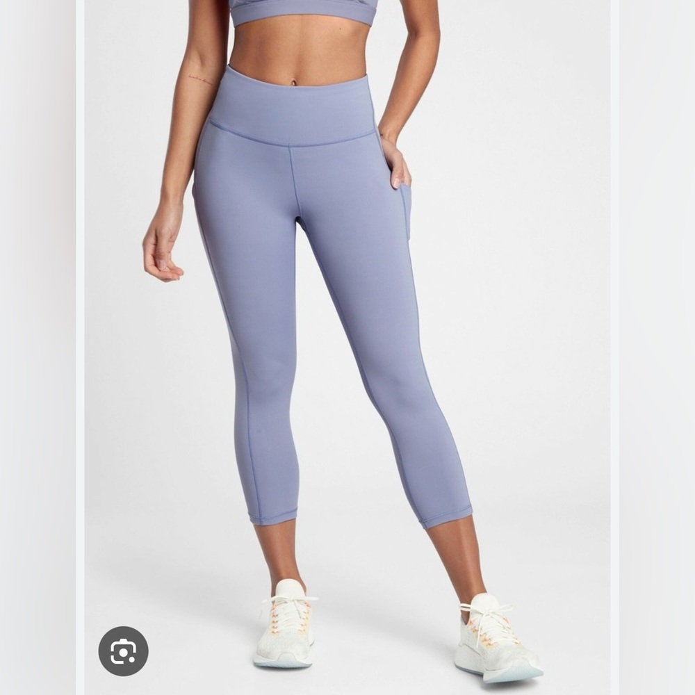 Athleta Lavender Ultimate Stash Pocket Capri